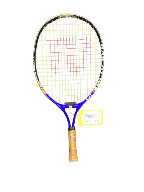 Vist Large View of Product Image Which is Used Wilson RAK ATTACK 21 Junior Tennis Racquet Royal Blue 21"