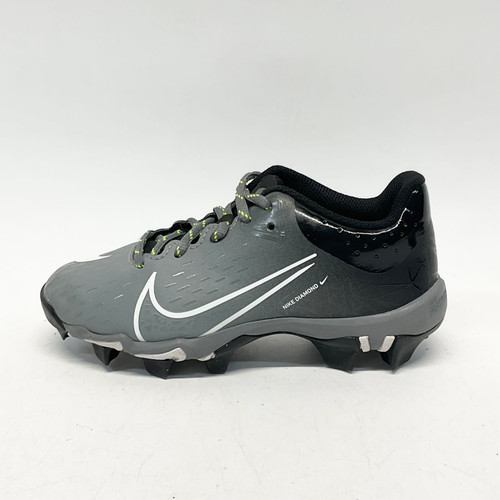 Vist Large View of Product Image Which is Used Nike HYPERDIAMOND 4 BB/SB Cleats Grey Youth 13.0
