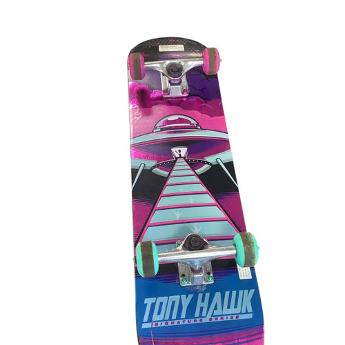 Vist Large View of Product Image Which is Used TONY HAWK SIGNATURE SERIES Complete Skateboard Purple 8"