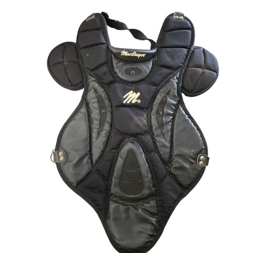Vist Large View of Product Image Which is Used MacGregor CHEST PROTECTOR B74 Catchers Chest Protector Black Junior