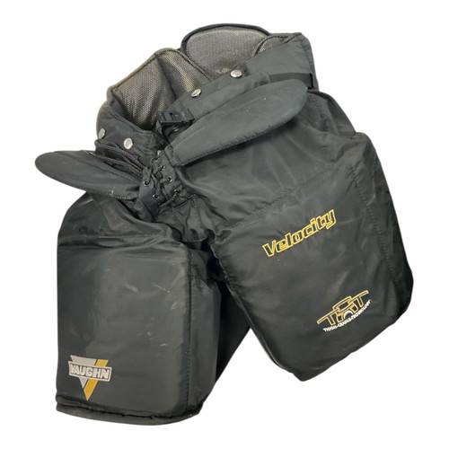 Vist Large View of Product Image Which is Used Vaughn VELOCIY 7000 Senior Goalie Pant Black MD