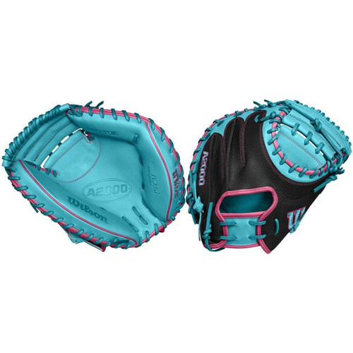 Vist Large View of Product Image Which is Wilson Fall 2024 33" A2000 CM33 SuperSkin Baseball Catcher's Mitt