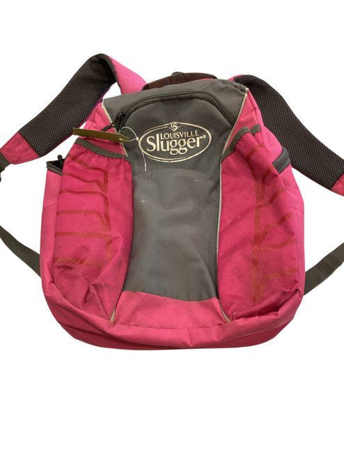 Vist Large View of Product Image Which is Used Louisville Slugger PINK BACK PACK BB/SB Player Backpack Pink