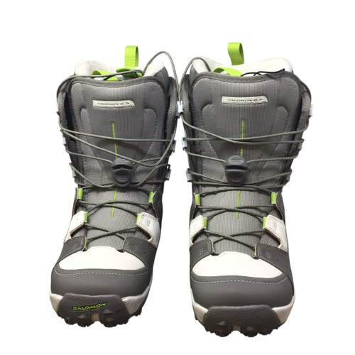 Used Salomon IVY Womens Snowboard Boots Grey Senior 6.5 Vist Large View of Product Image Which is Used Salomon IVY Womens Snowboard Boots Grey Senior 6.5