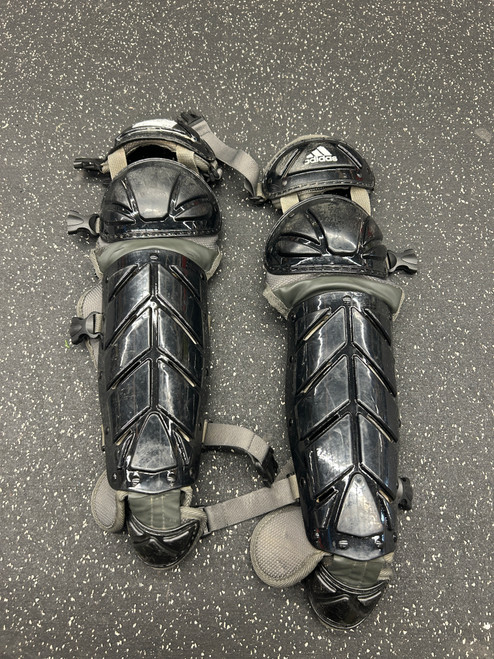 Vist Large View of Product Image Which is Used Adidas LEG GUARD Catchers Leg Guards Black Junior