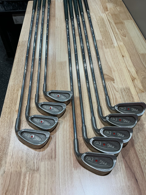 Vist Large View of Product Image Which is Used Ping KARSTEN EYE 2 ORANGE DOT Mens Iron Set RH 2I-PW