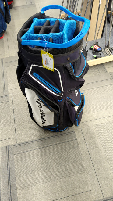 Vist Large View of Product Image Which is Used Taylormade Mens Cart Bag Navy Blue