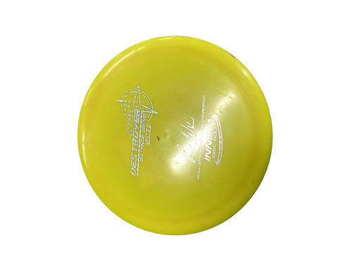 Vist Large View of Product Image Which is Used Innova STAR DESTROYER Disc Golf Driver Yellow
