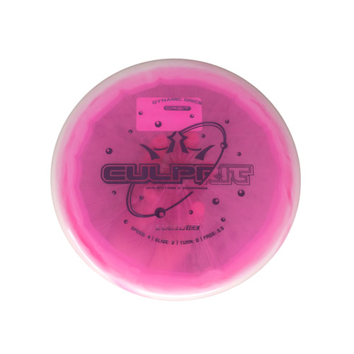 Vist Large View of Product Image Which is Used Dynamic Discs CULPRIT LUCID ICE ORBIT NEVER USED Disc Golf Mid Range Pink 175g
