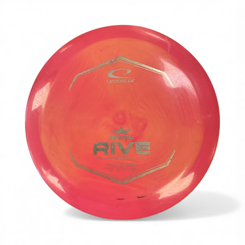 Vist Large View of Product Image Which is Used Latitude 64 ROYAL RIVE GRAND Disc Golf Driver Red 175g