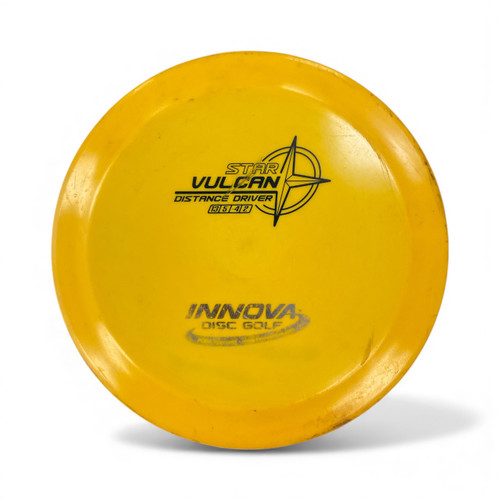 Vist Large View of Product Image Which is Used Innova STAR VULCAN Disc Golf Driver Gold 169g
