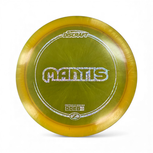 Vist Large View of Product Image Which is Used Discraft MANTIS Disc Golf Driver Yellow 177g
