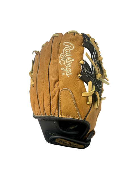 Vist Large View of Product Image Which is Used Rawlings SC100TBI BB/SB Glove RH Throw Brown 10"