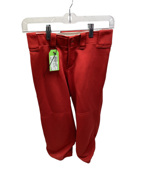 Vist Large View of Product Image Which is Used Mizuno RED YXL PANT BB/SB Pant Girls Red XL