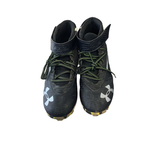 Vist Large View of Product Image Which is Used Under Armour BRYCE HARPER BB/SB Cleats Black Senior 7