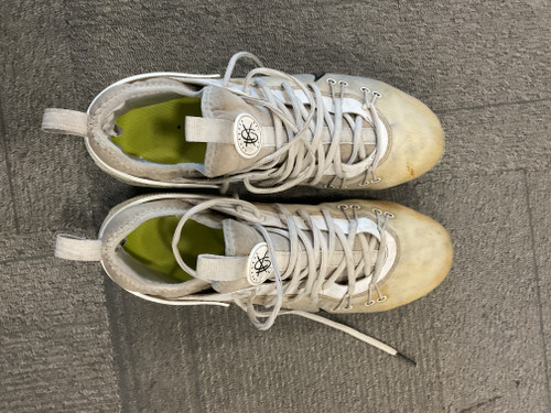 Vist Large View of Product Image Which is Used Nike LAX Cleats Mens White Senior 12