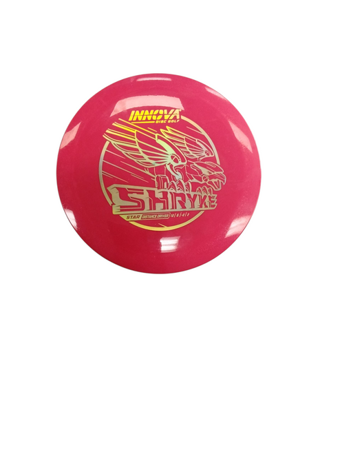 Vist Large View of Product Image Which is Used Innova STAR SHRYKE Disc Golf Driver Red 174g