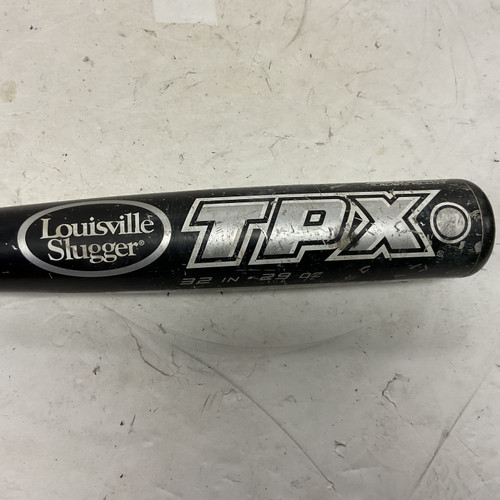 Vist Large View of Product Image Which is Used Louisville Slugger Omaha TPX BB126 Baseball High School -3 Bat Black And Grey 32"