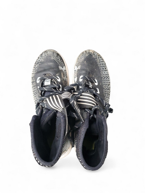 Vist Large View of Product Image Which is Used Under Armour Jr FB Cleats Black Junior 04.5