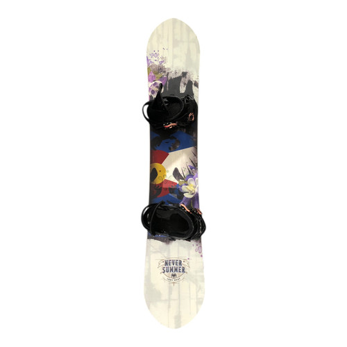 Vist Large View of Product Image Which is Used Never Summer LADY WEST Womens Board/Bindings White 147 cm