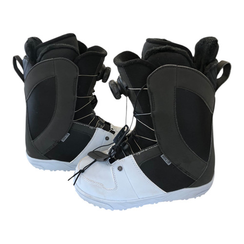 Vist Large View of Product Image Which is Used Ride SAGE Womens Snowboard Boots Black Senior 7