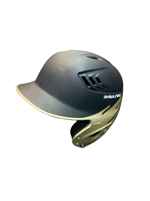 Vist Large View of Product Image Which is Used Rawlings R16J-R1 Batting Helmet No Mask Black MD