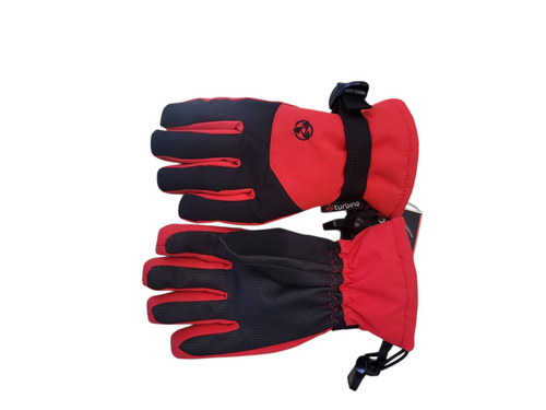 Vist Large View of Product Image Which is Used Turbine Outerwear Boys Gloves Red XS