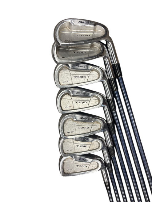 Vist Large View of Product Image Which is Used Mizuno T-ZOID MX-20 Mens Iron Set RH 3I-PW