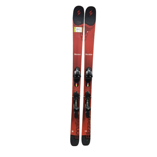 Vist Large View of Product Image Which is Used Blizzard BONAFIDE 98 Mens DH Ski/Binding Red 166 cm