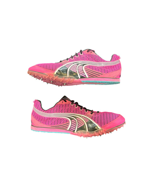Vist Large View of Product Image Which is Used Puma Track & Field Cleats Adult Pink Senior 11