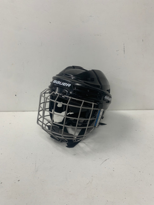 Vist Large View of Product Image Which is Used Bauer IMS 5.0 Helmet Cage Combo Black SM