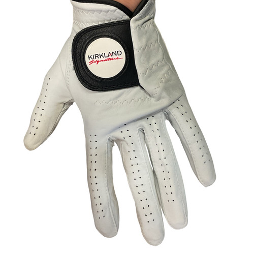 Vist Large View of Product Image Which is Kirkland Signature Mens Golf Glove White MD
