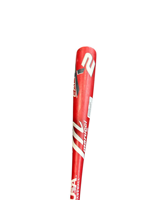 Vist Large View of Product Image Which is Used Marucci 2024 CAT X2 27/16 BB/SB USA 2 5/8 Bat 27"