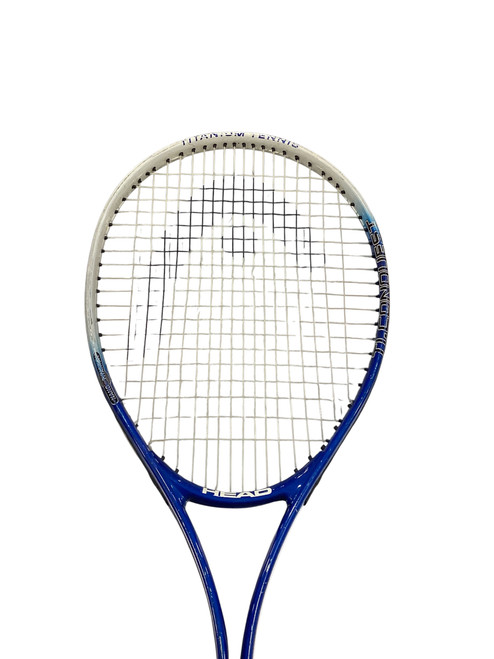 Vist Large View of Product Image Which is Used Head Racquet TI CONQUEST Adult Tennis Racquet Black 4 3/8"