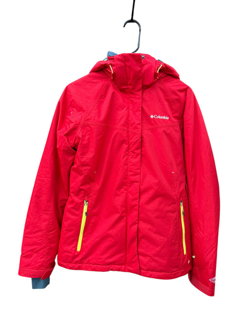 Vist Large View of Product Image Which is Used Columbia YTH MD Snow Jacket - Red