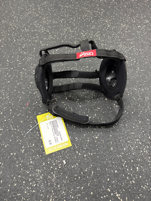 Vist Large View of Product Image Which is Used Asics Wrestling Headgear Black