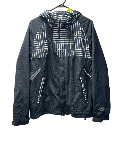 Vist Large View of Product Image Which is Used Columbia Outerwear Heavy Jacket M Black And White MD