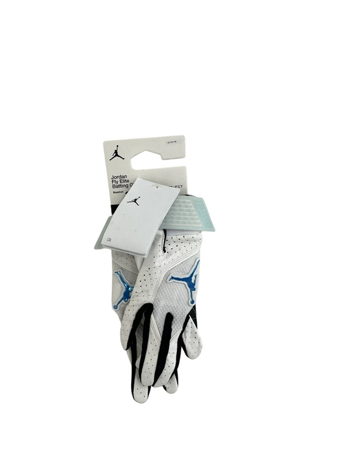 New Jordan Fly Elite Adult MD BB/SB Batting Gloves White   11692-S000142579 Vist Large View of Product Image Which is New Jordan Fly Elite Adult MD BB/SB Batting Gloves White