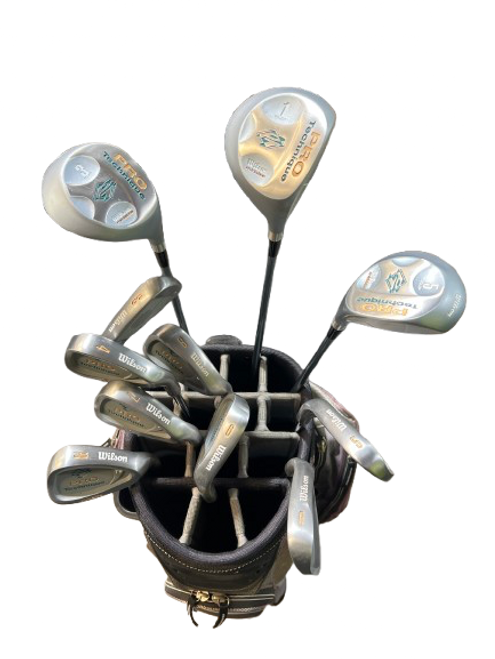 Vist Large View of Product Image Which is Used Wilson WILSON PRO TECHNIQUE WOMEN SET Womens Starter Set RH 12 Piece
