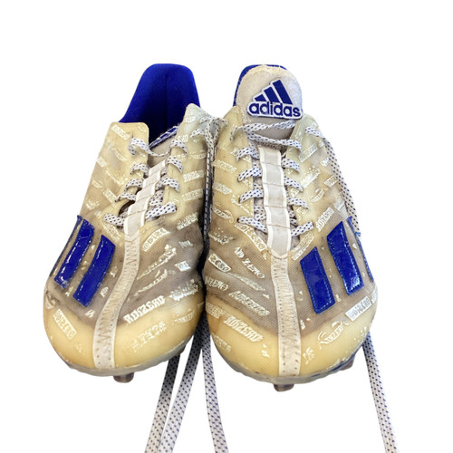 Vist Large View of Product Image Which is Used Adidas Adult FB Cleats White Senior 8.5