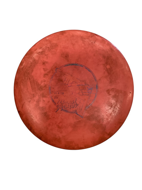 Vist Large View of Product Image Which is Used Lightning STEALTH Disc Golf Driver Red