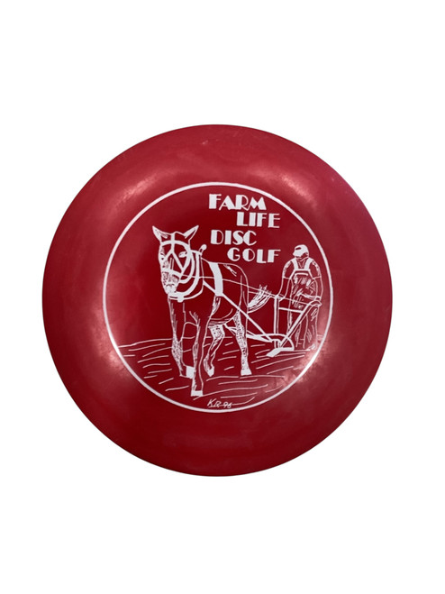 Vist Large View of Product Image Which is Used Innova DX LEOPARD Disc Golf Driver Red