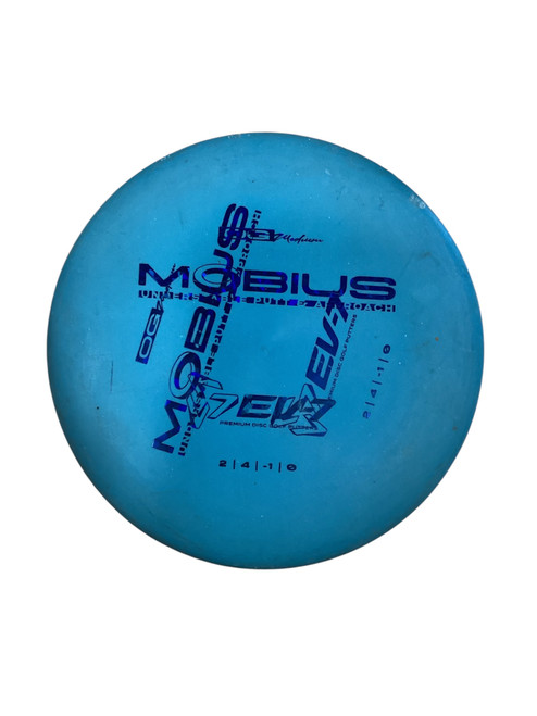 Vist Large View of Product Image Which is Used MOBIUS EV-7 Disc Golf Putter Royal Blue