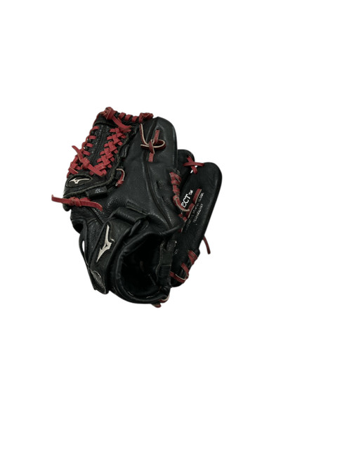 Vist Large View of Product Image Which is Used Mizuno GPL1150D3 RHT GLOVE BB/SB Glove RH Throw Black And Red 11 1/2"