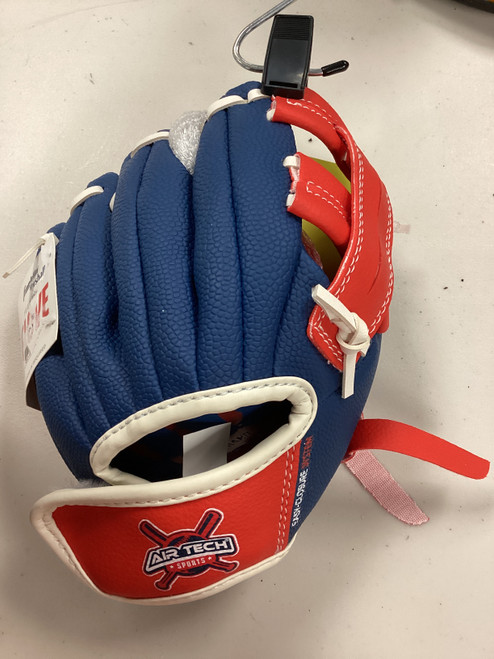 Vist Large View of Product Image Which is Used Franklin 22880-8.5 BB/SB Glove RH Throw White/Royal/Red 8"