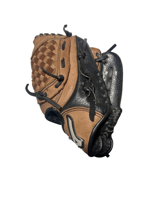 Vist Large View of Product Image Which is Used Mizuno POWER CLOSE BB/SB Glove RH Throw Brown 10"