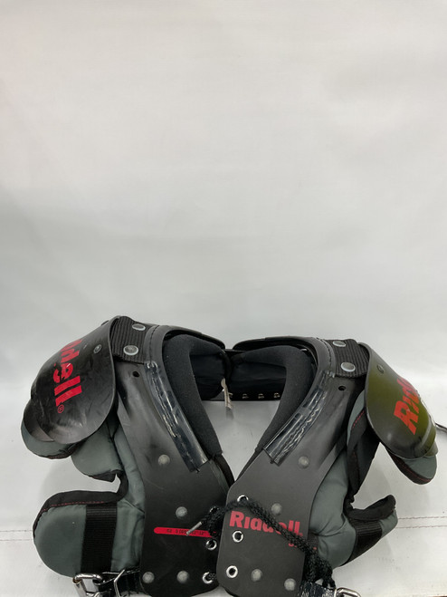 Vist Large View of Product Image Which is Used Riddell S2 FB Shoulder Pads Black SM