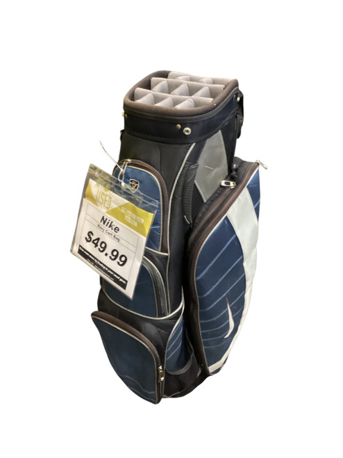 Vist Large View of Product Image Which is Used Nike CART BAG Mens Cart Bag Navy Blue