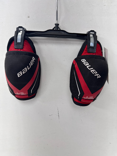 Vist Large View of Product Image Which is Used Bauer LEGACY Youth Elbow Pads LG