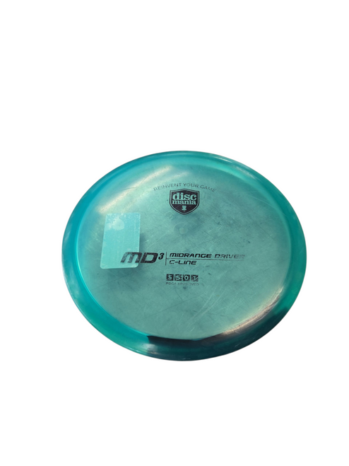 Vist Large View of Product Image Which is Used Discmania MD 3 Disc Golf Mid Range Teal